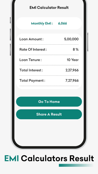 LoanSnap - Loan EMI Calculator - عکس برنامه موبایلی اندروید
