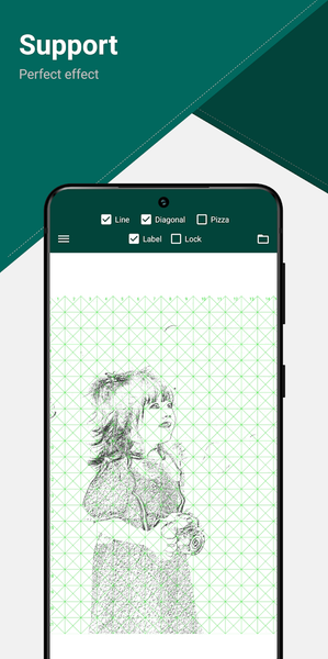 Drawing grid for the artist - عکس برنامه موبایلی اندروید