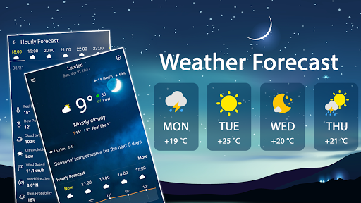 Weather Forecast, Live Weather - عکس برنامه موبایلی اندروید