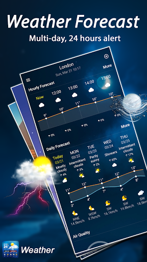 Weather Forecast, Live Weather - عکس برنامه موبایلی اندروید