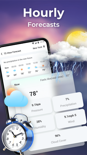 Local Weather: Live & Hourly - عکس برنامه موبایلی اندروید