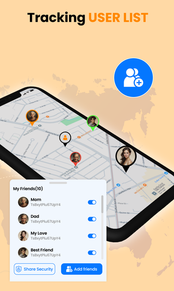 GPS Tracker- RealTime Location - عکس برنامه موبایلی اندروید