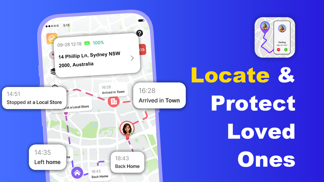 GPS Tracker: Find Phone - عکس برنامه موبایلی اندروید