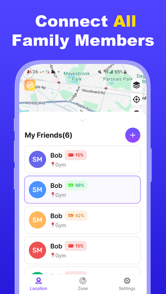 GPS Tracker: Find Phone - عکس برنامه موبایلی اندروید