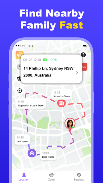 GPS Tracker: Find Phone - عکس برنامه موبایلی اندروید