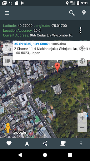 My Location - Track GPS & Maps - Image screenshot of android app