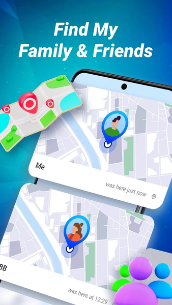 FindMe - Location Share - عکس برنامه موبایلی اندروید