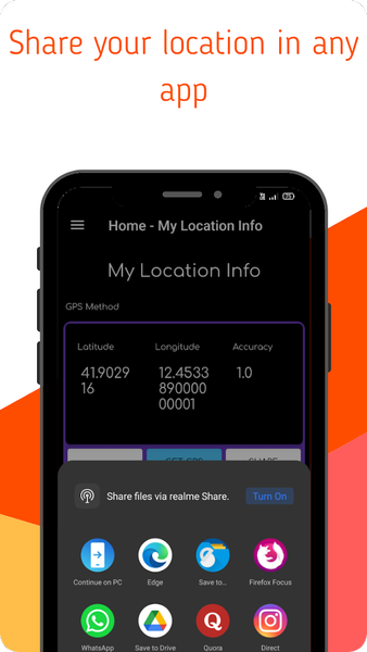 Location Info - GPS & Net data - عکس برنامه موبایلی اندروید