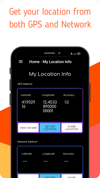 Location Info - GPS & Net data - Image screenshot of android app