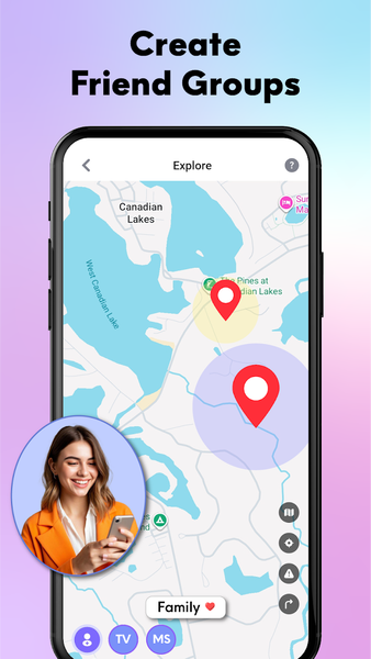 Locafy: Phone Location Tracker - عکس برنامه موبایلی اندروید