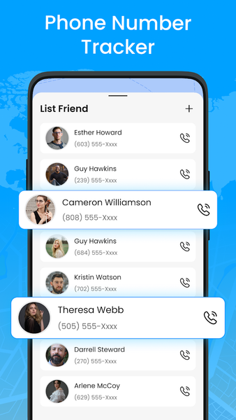Phone Location Tracker via GPS - عکس برنامه موبایلی اندروید