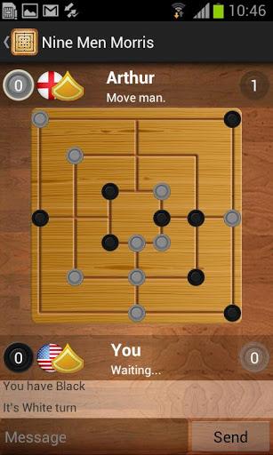 Nine Men's Morris Multiplayer - Gameplay image of android game