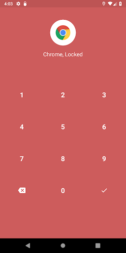 app lock - Image screenshot of android app