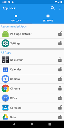 app lock - Image screenshot of android app