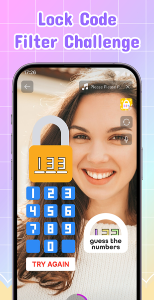 Lock Code Filter Challenge - عکس برنامه موبایلی اندروید