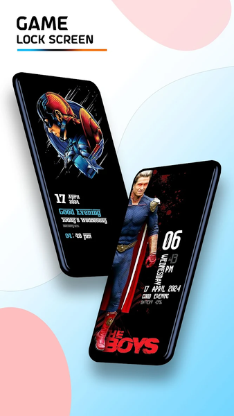 Clock Lock Screen Themes - Image screenshot of android app