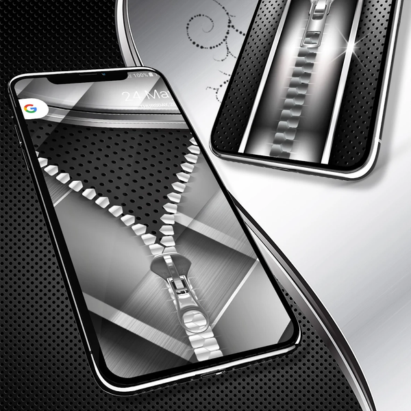 Metal lock screen - Image screenshot of android app