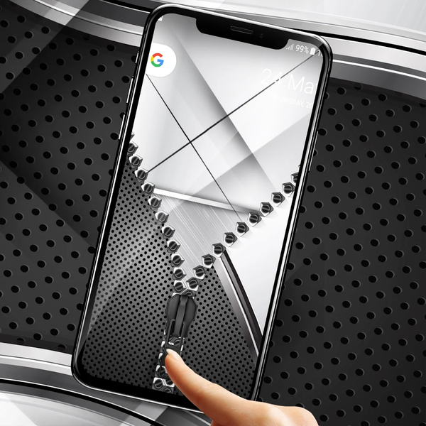 Metal lock screen - Image screenshot of android app
