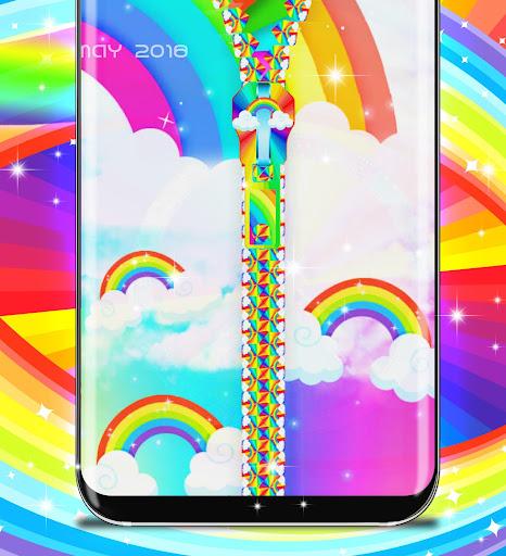 Rainbow lock screen - Image screenshot of android app
