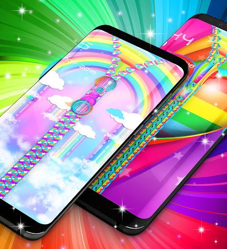 Rainbow lock screen - Image screenshot of android app