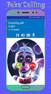 Call Simulator Foxy - Image screenshot of android app