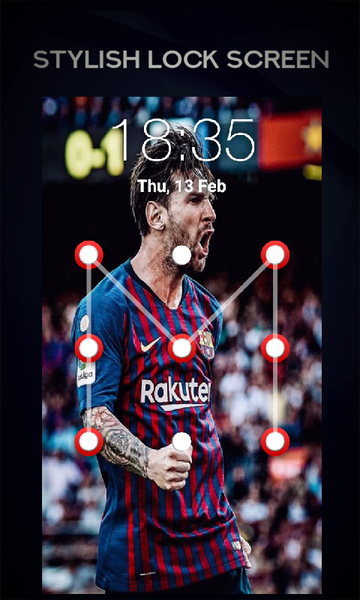 Messi Lock Screen - عکس برنامه موبایلی اندروید