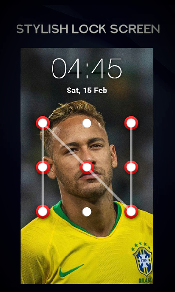 Neymar JR Lock Screen - Image screenshot of android app