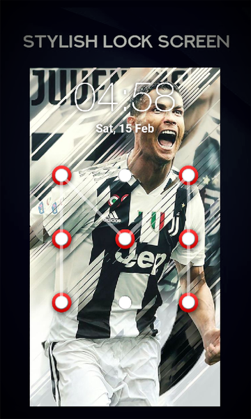Ronaldo Lock Screen - Image screenshot of android app