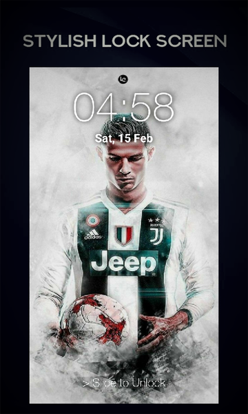 Ronaldo Lock Screen - Image screenshot of android app