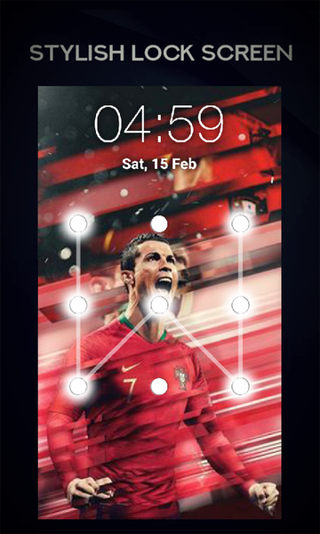 Ronaldo Lock Screen - عکس برنامه موبایلی اندروید