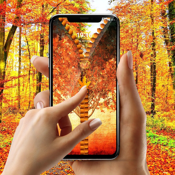 Autumn zip locker - Image screenshot of android app