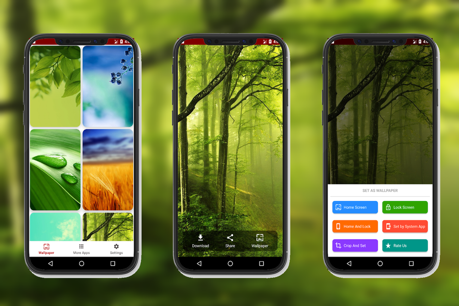 Lock Screen Wallpaper - Image screenshot of android app