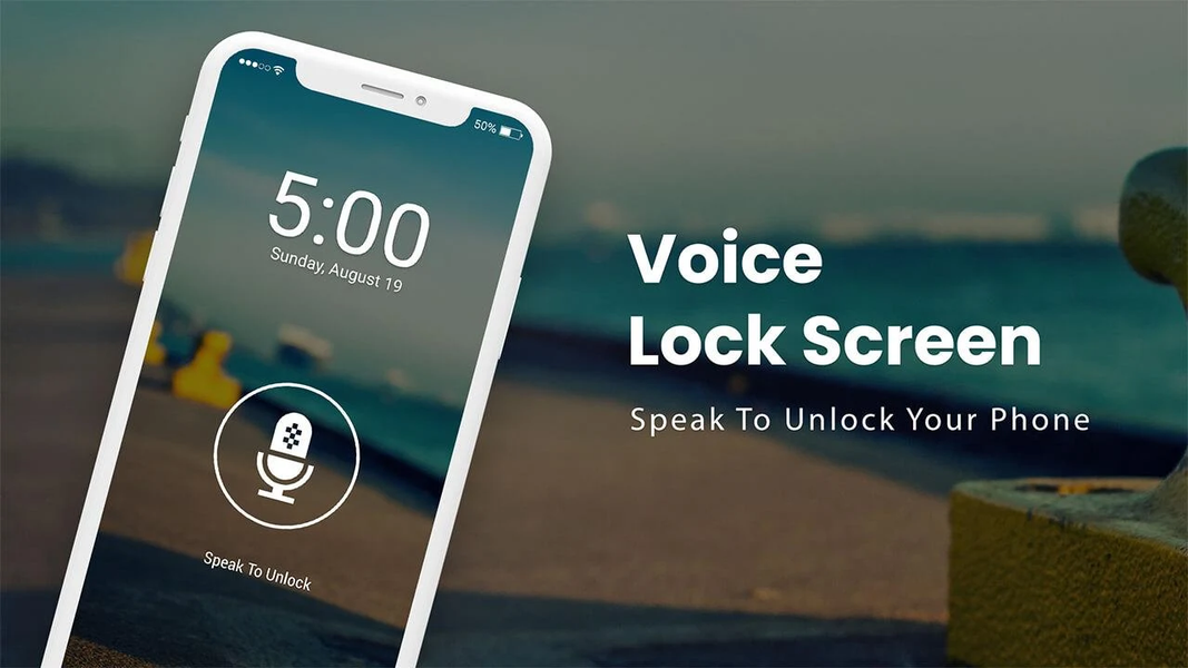 Voice Screen Lock - Image screenshot of android app