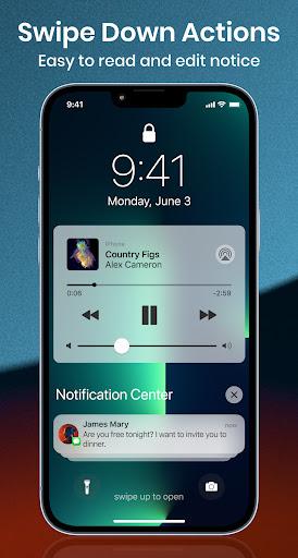 Lock Screen, Widgets - YoLock - Image screenshot of android app