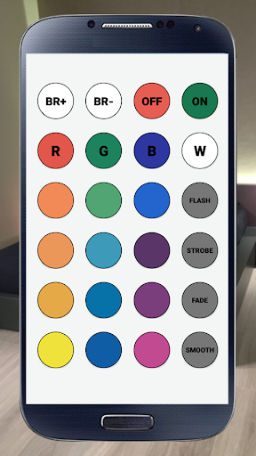 RGB LED Strip Light - Image screenshot of android app