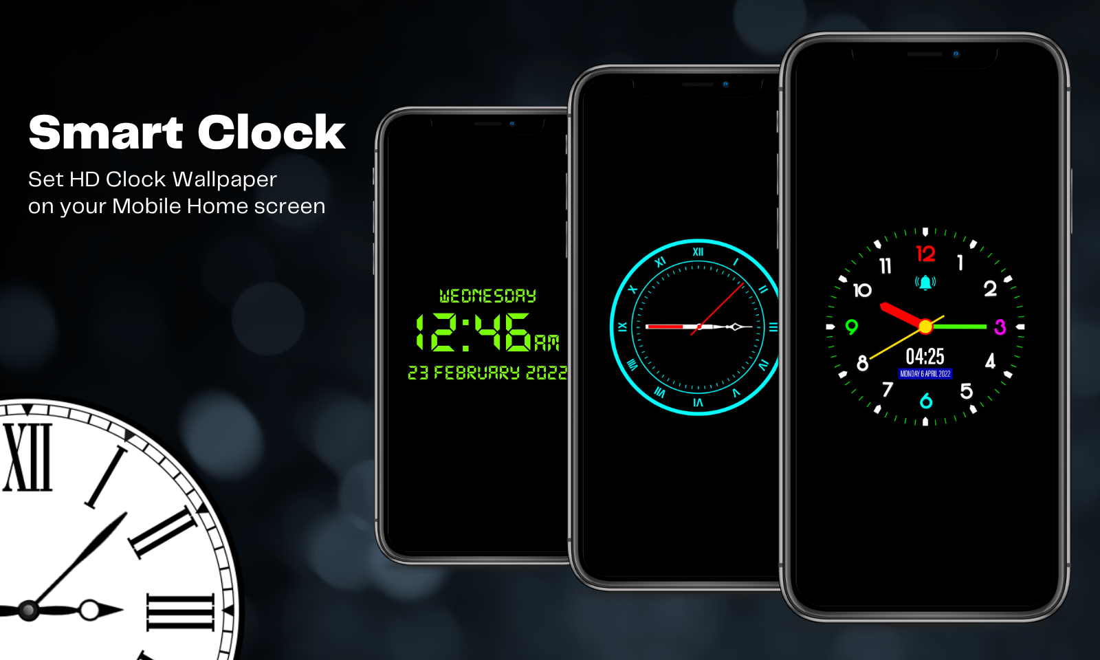 Clock Wallpaper  Download to your mobile from PHONEKY