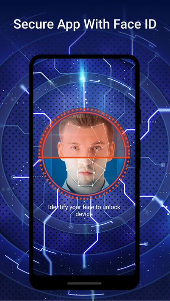 Face ID: Lock Screen PRANK - Image screenshot of android app