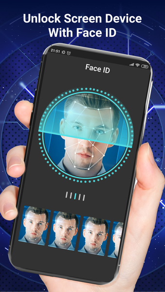 Face ID: Lock Screen PRANK - Image screenshot of android app