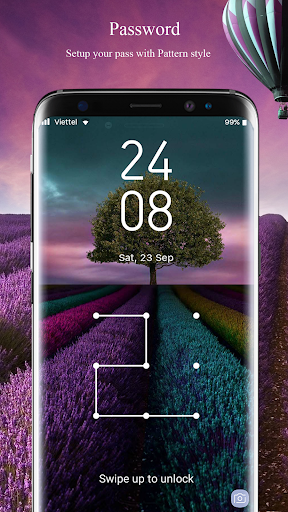 Lock screen for  Galaxy S8 edge - Image screenshot of android app