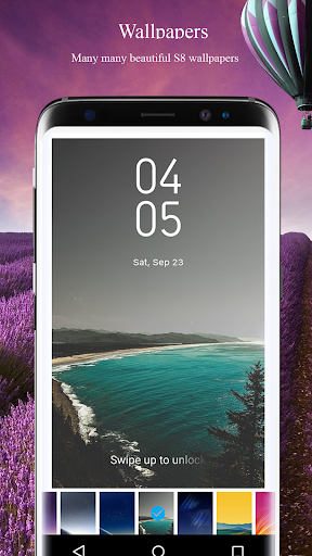 Lock screen for Galaxy S۸ edge - عکس برنامه موبایلی اندروید