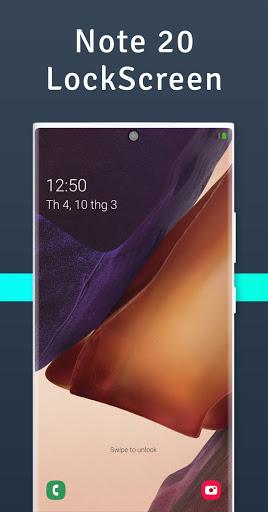 Lock screen for Galaxy Note 20 - عکس برنامه موبایلی اندروید