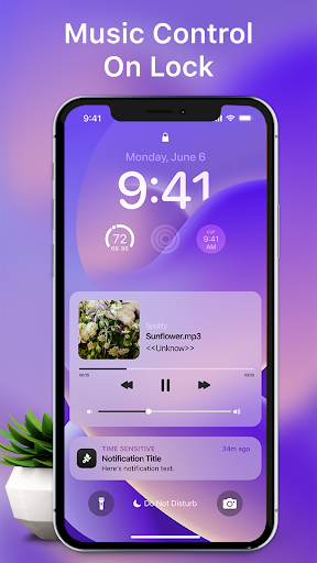 iLock – Lockscreen iOS ۱۶ - عکس برنامه موبایلی اندروید