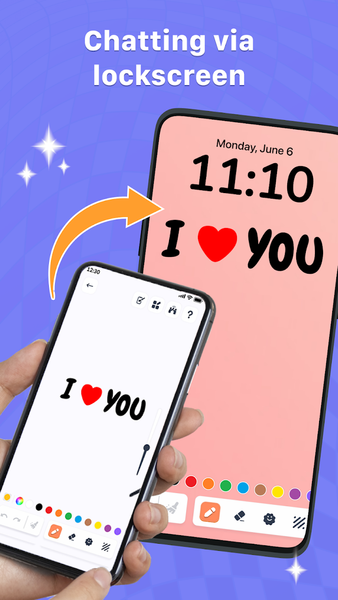 Together - Lockscreen Drawing - Image screenshot of android app