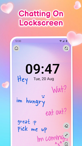 Love Draw Lockscreen Drawing - عکس برنامه موبایلی اندروید