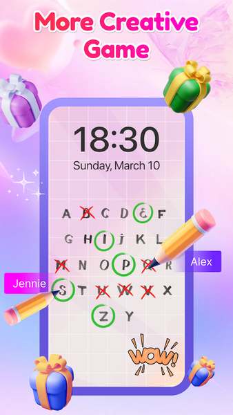 Lockscreen Drawing Together - عکس برنامه موبایلی اندروید