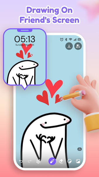 Skizz - Lockscreen Drawing - Image screenshot of android app