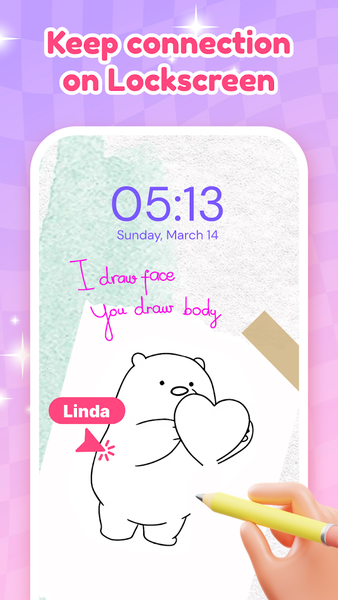 Zumee - LockScreen Drawing - عکس برنامه موبایلی اندروید