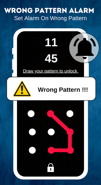 LockWatch: Wrong Pattern Alarm - Image screenshot of android app