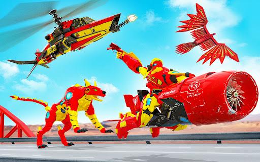 Wild Wolf Transform Robot game - Image screenshot of android app