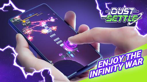 Dust Settle 3D - Galaxy Attack - Gameplay image of android game